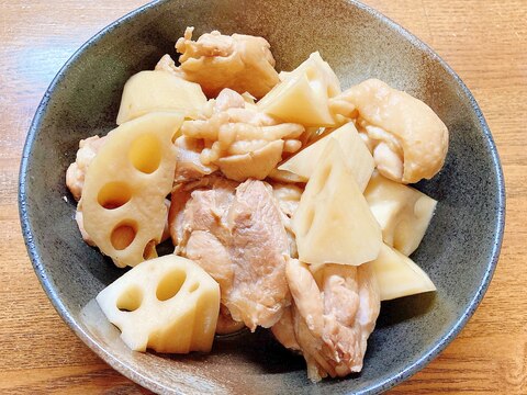 蓮根と鶏肉の煮物